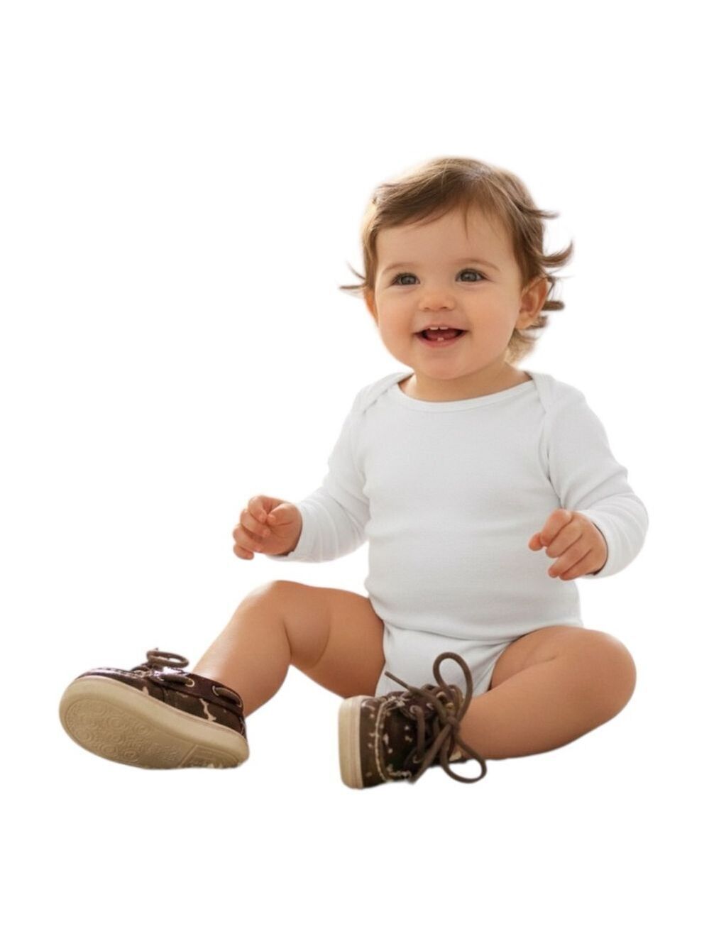 Sperry Bahama Crib Boat Shoes Brown Pink Size 2M